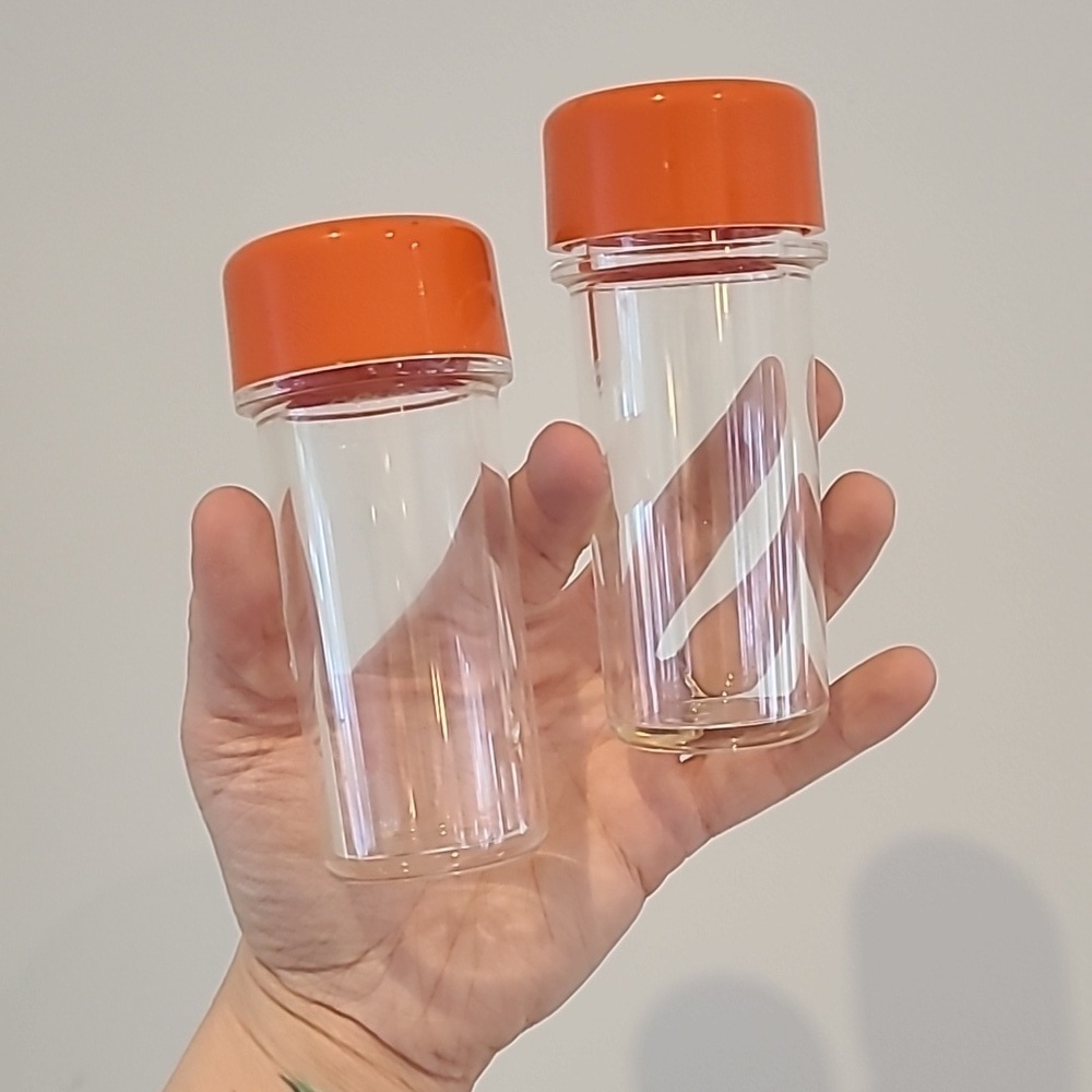 André Morin for IPL Salt and Pepper Shakers, Made in Canada, 1978 Vintage Plasti